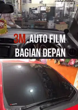 Kaca film mobil dan gedung