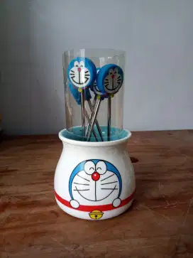 Garpu Doraemon isi 6 Pcs