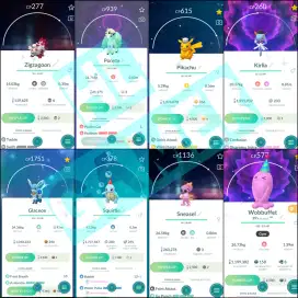 TRADE POKEMON GO (SHINY COSTUME)