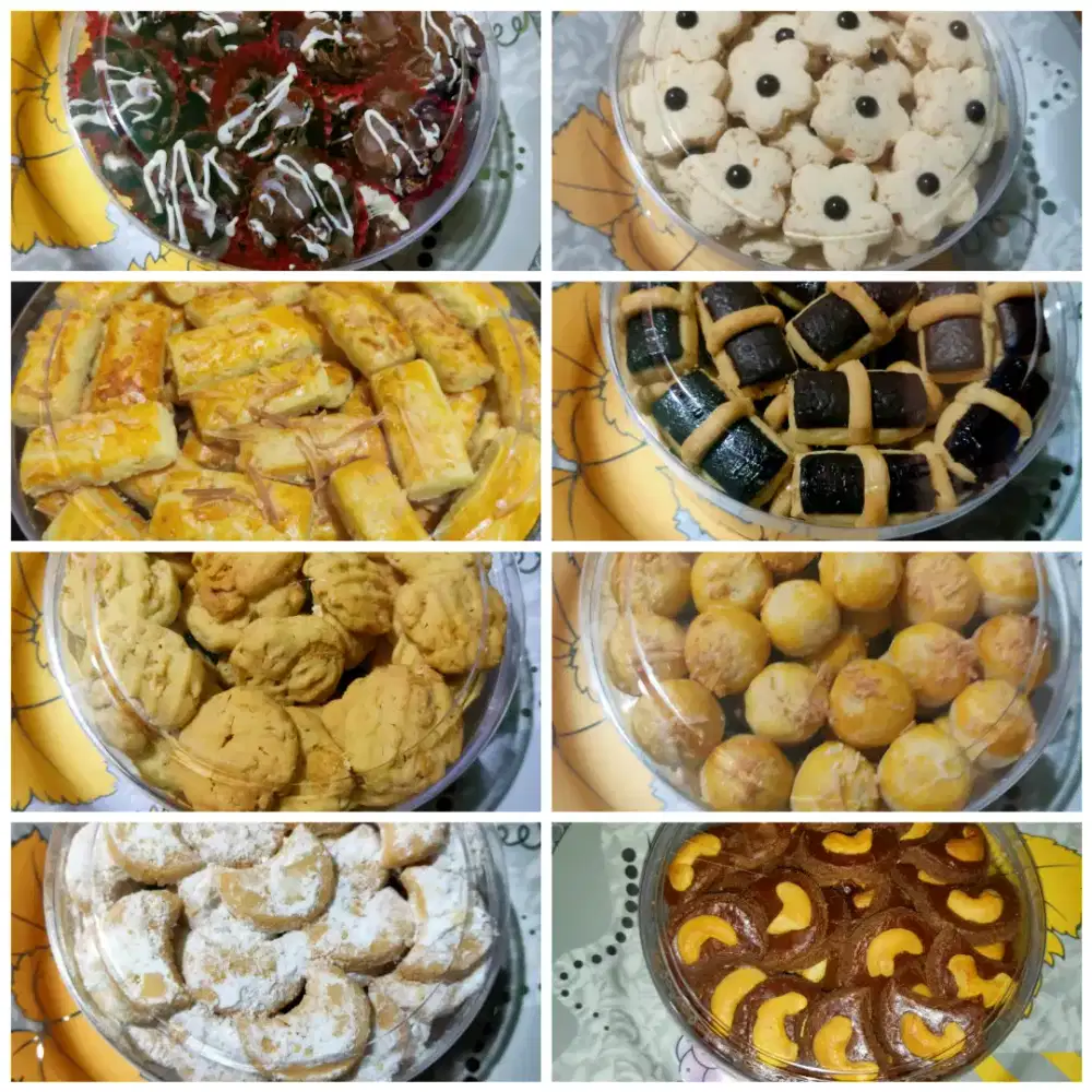 kue kering premium (nastar keju, kastangel, putri salju, cornflakes )