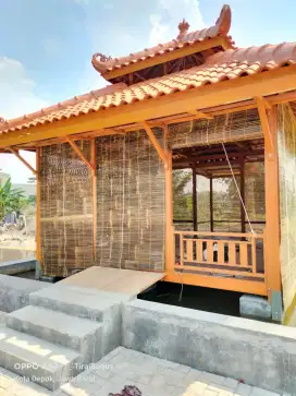 Tirai bambu hitam BD01