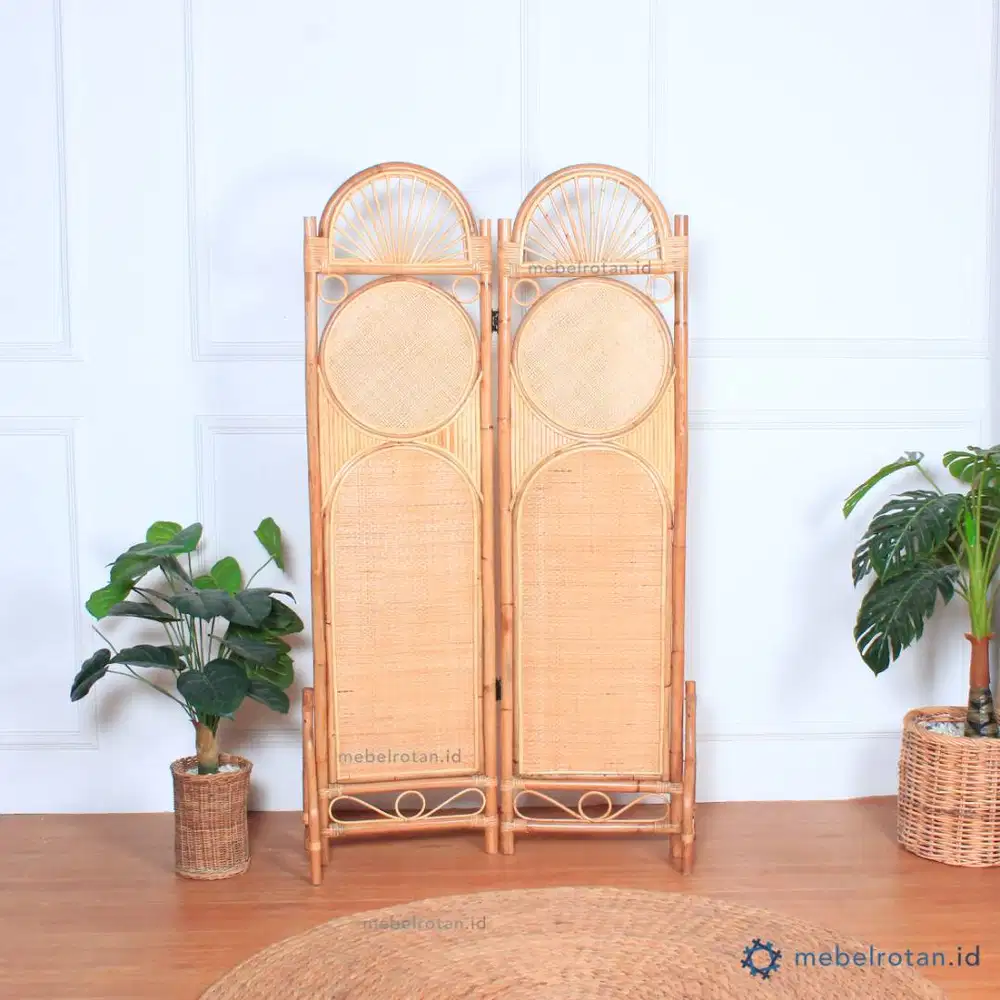 Sketsel / penyekat ruangan rotan asli /alami