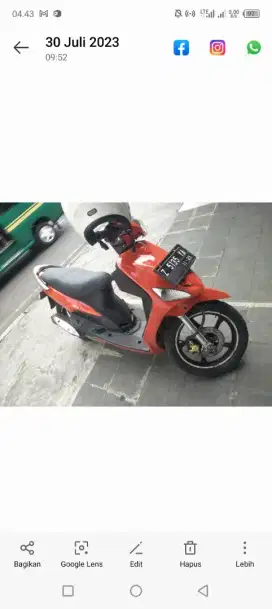 Jual santai#Yamaha Mio karbu full restorasi,keren,klasik,masih fresh