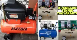 (KRANGGAN TEKNIK)kompresor listrik oiless 1 hp Matrix Lakoni termurah