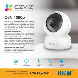EZVIZ Smart CCTV C6N Wifi Full HD 1080p Original Rotasi 360 - #IRone