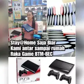 Sony PS 3 SuperSlim S40xx 500GB Siap COD Kirim Kerumah