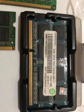 Ram laptop ddr3 4gb (2gb x 2)