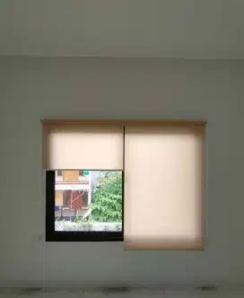 Gorden gulung roller blind murah