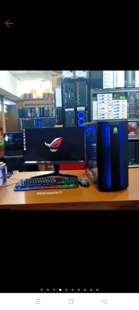 Pc rakitan gaming editing video fullset Murmer i7
