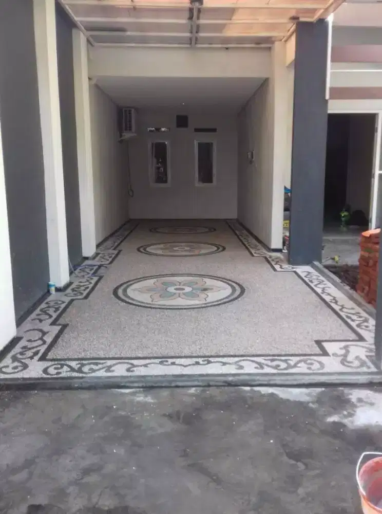 pekerja lantai carport makassar