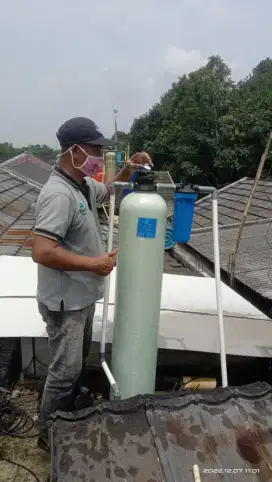 Filter saringan air pompa sumur bor tanah /PDAM PAM kuning bau dll