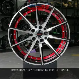 SALE!!Velg Brave H124 R16 for Ertiga, Xpander, New Livina, Innova, etc