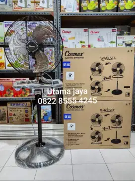 KIPAS ANGIN COSMOS 18 BESI 3FUNGSI SBF-1802 (BARU DAN BERGARANSI 1TH)
