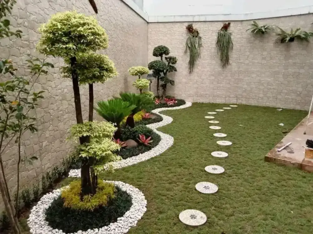 Pembuatan taman / dekorasi taman minimalis