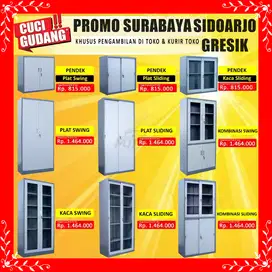 Lemari arsip besi 3 pintu