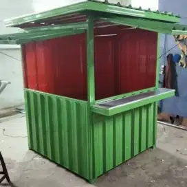 Booth container tempat untuk usaha
