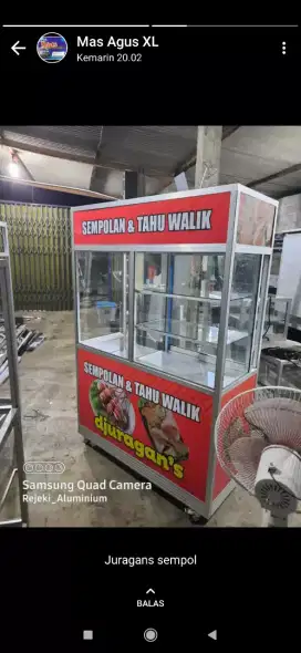 Gerobak jualan gorengan tahu walik sempol