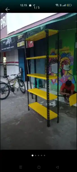 Rak besi 30x100x200