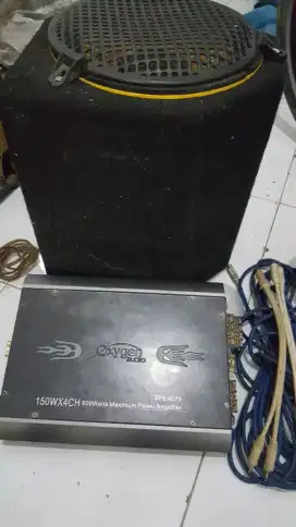 Power audio 600 watt  + sub woofer 8