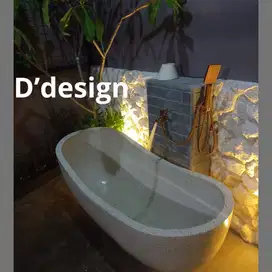 Bathtub Teraso Natural Handmade | Bathub Terrazzo