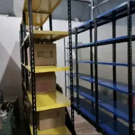Rak Besi Siku Lubang 5 susun free ongkir dan pemasangan