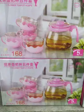 Teapot Cup Set 5 pc