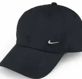 Topi NIKE Sportswear H86 Metal Swoosh Cap - Black (CI2653-010)