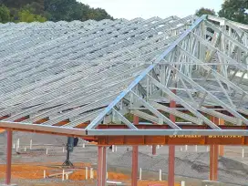 Atap galvalum dan plafon gypsum