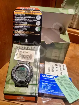 casio jadoel oldskul protrek titanium PRG-40T non SOLAR like new