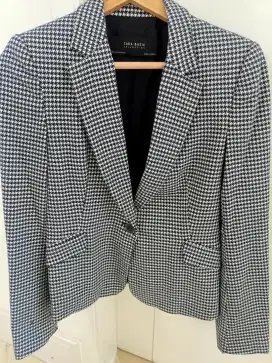 Zara Authentic Blazer Woman Jas Office Wear Brazil Morocco