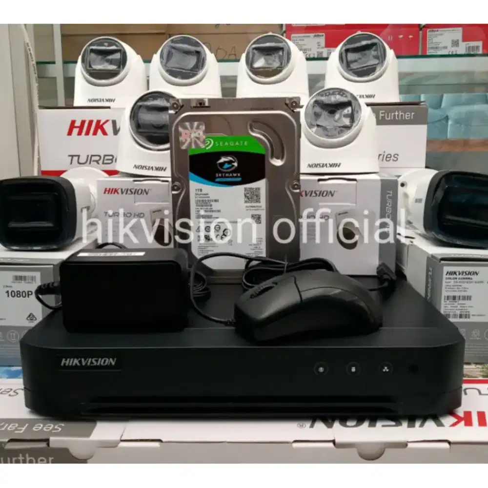 Paket kamera CCTV merk Hilook HIKVISION FULL HD
