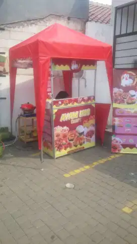 Tenda bongkar pasang stand jualan