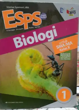 Buku ESPS Biologi kelas X (bekas)