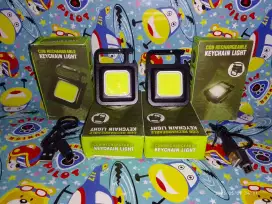 Senter Mini LED Gantungan Kunci Mini  USB Lampu LED Multifungsi