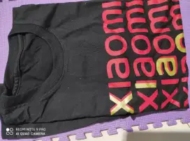 Kaos hitam xiaomi