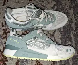 Asics Gel-lite III OG Suede Cream/ Olive Grey Size 42,5/ 27 Cm