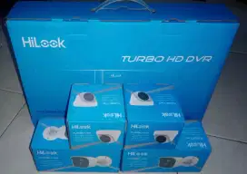 Cctv Hilook 2mp 4 kamera sdh sama pasang