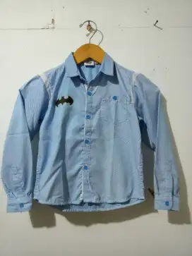 Kemeja Lengan Panjang Anak Laki-laki BATMAN KIDS ICON size 6