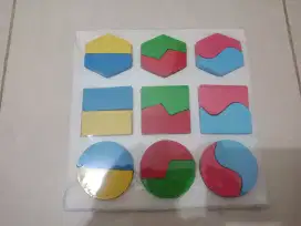 Mainan edukasi balok kayu