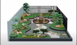 Batu sikat,ampyangan,taman,kolam Sidoarjo, Surabaya, Gresik