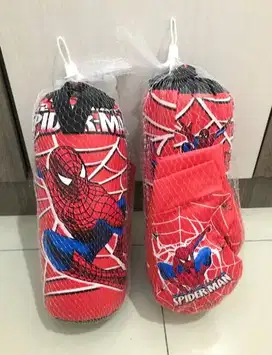 Boxing Set Anak Spiderman Samsak Sarung Tinju Kiri Kanan Tinggal Main