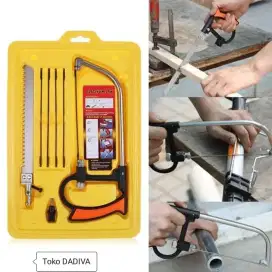 Gergaji Multifungsi Set 3 Way Blade Magic Saw Gergaji Kayu,Besi&Pipa