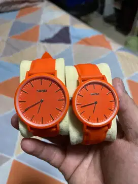 Jam tangan SKEMIE 1 pasang masi mulus 95%