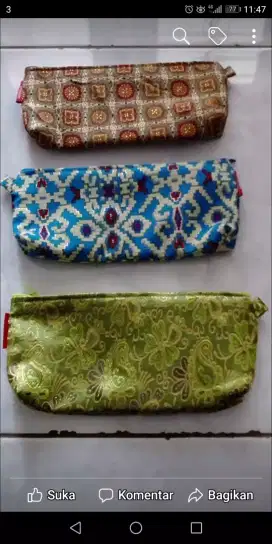 Tempat pensil dari kain batik