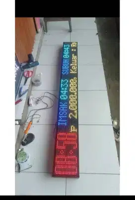 Running text lampu led berjalan