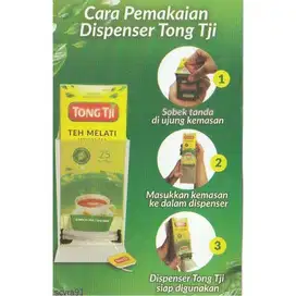 [Bonus Dispenser]Teh Celup - Tong Tji Jasmine Tanpa Amplop isi 25