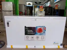 Chest freezer AQUA japan 330 liter stok ready dari 100 L s/d 980 L