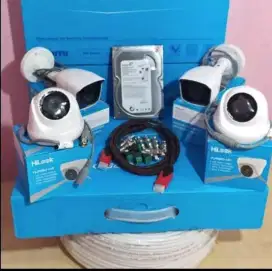 kios pemasangan camera CCTV lengkap outdoor indoor 4 chanel