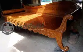 Sofa ukir custom*bangku keluarga*bale bale jati*sofa antik