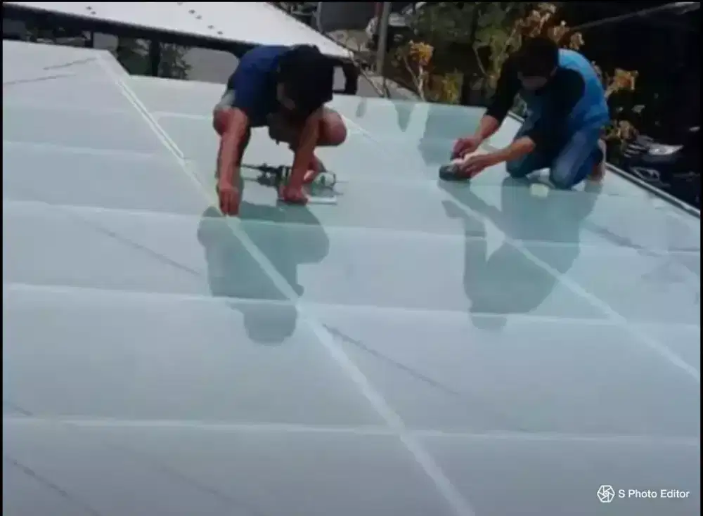 Kanopi atap kaca dll